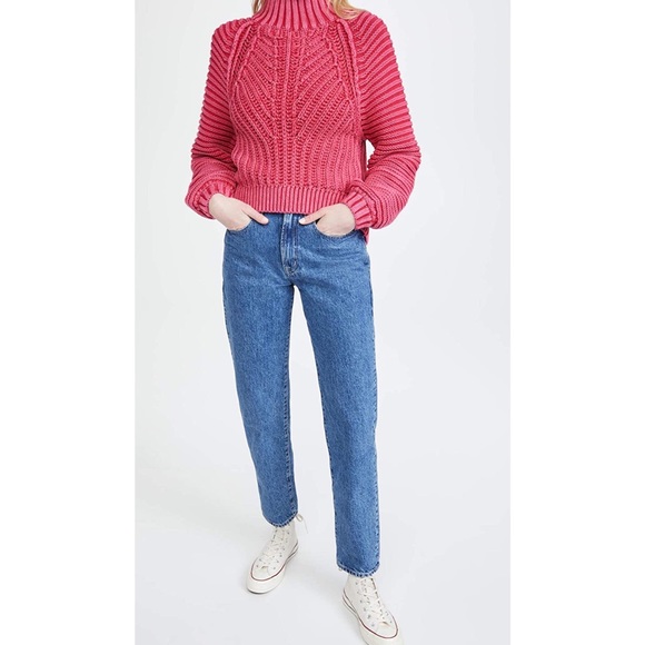 NEW Free People Sweetheart Sweater Candy Blossom - Picture 6 of 7